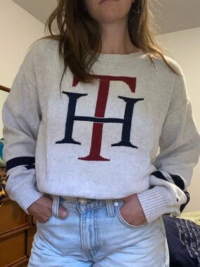 Tommy Hilfiger 2022 TH Monogram Crewneck Sweater